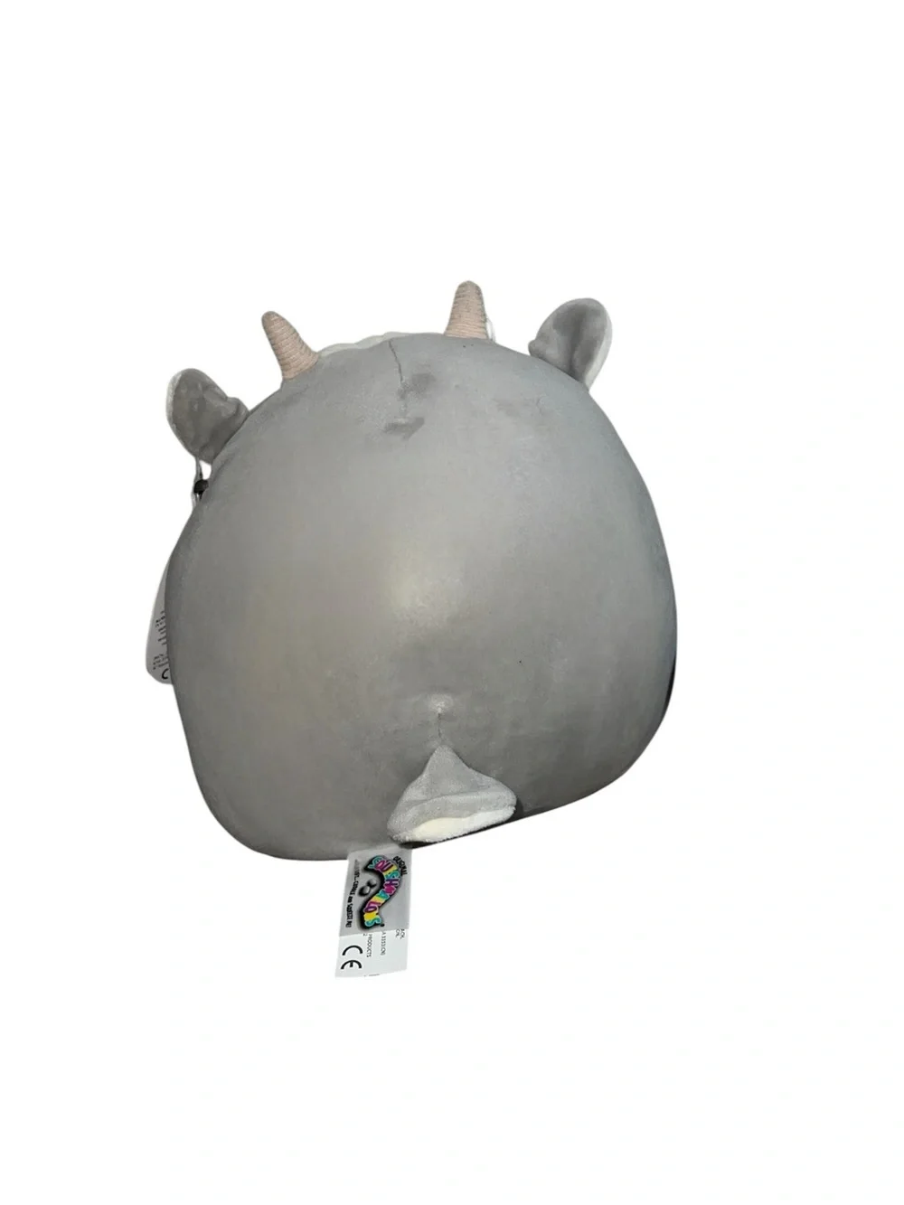 Squishmallows Goat Plush — Gray and White Cuddly Stuffed Animal